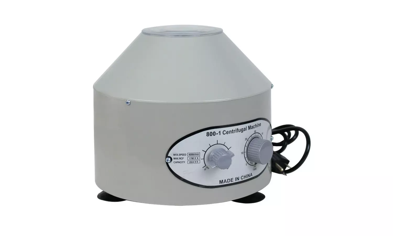 800-1 Electric Centrifuge Machine Lab Medical Practice 110V 4000 rpm 20ml x 6 - Second Medium