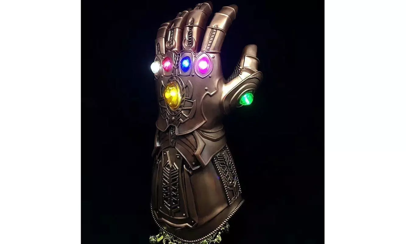 Avengers Infinity War Thanos LED Light Gauntlet Gloves Cosplay Costume Hot - Primary Image