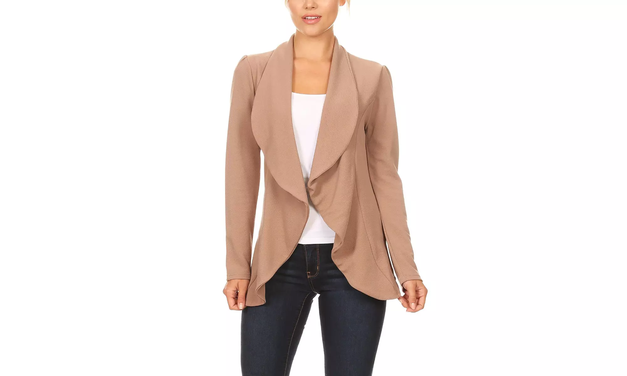 MOA Collection Women's Casual Solid Blazer Jacket