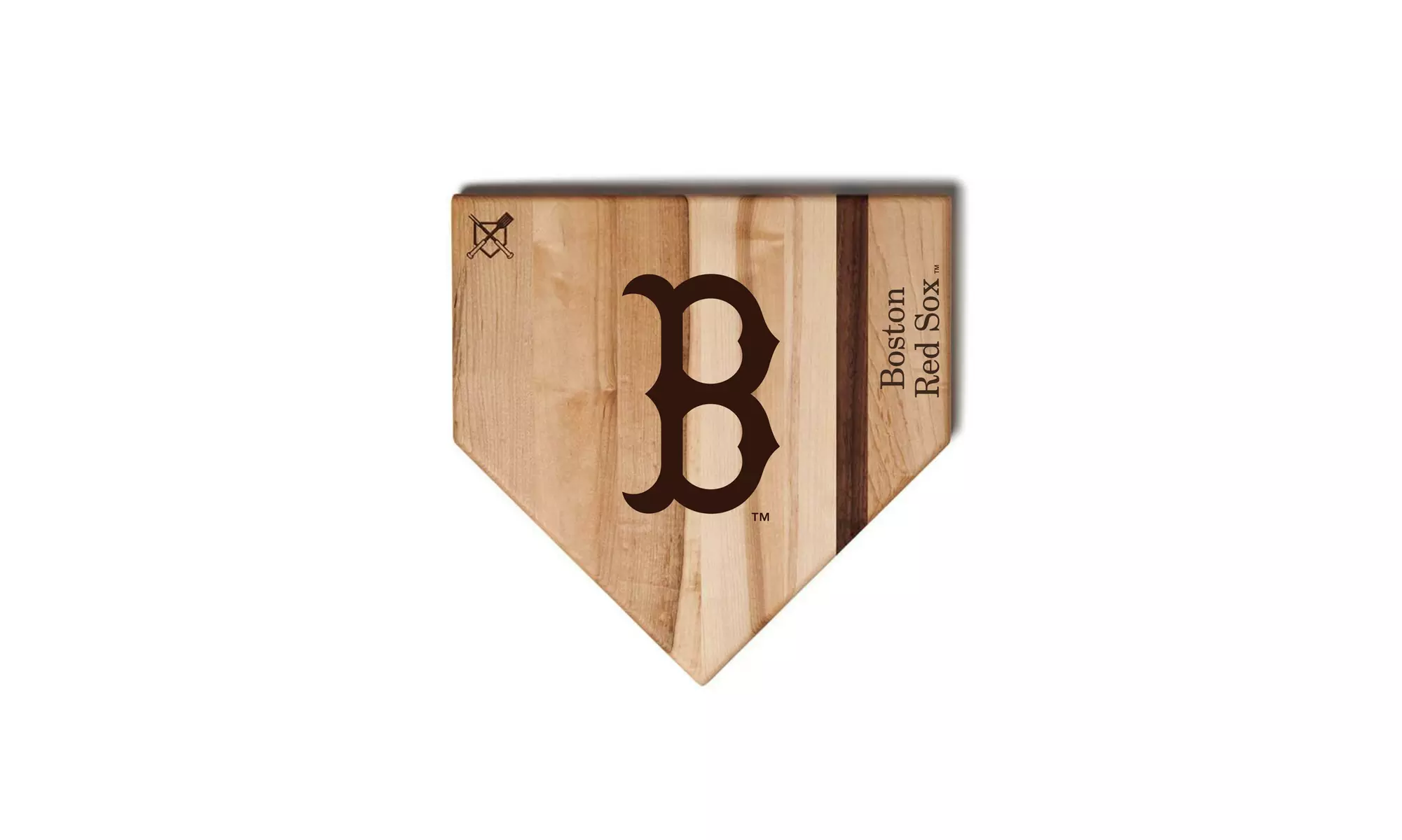 MLB 12-Inch or 17-inch Wooden Home Plate Cutting Board