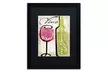 Color Bakery 'Wine Tasting IV' Matted Black Framed Art - Second Medium