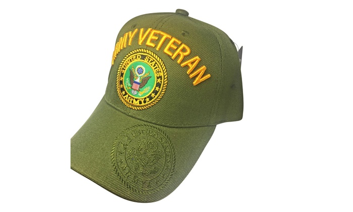 army veteran ball caps