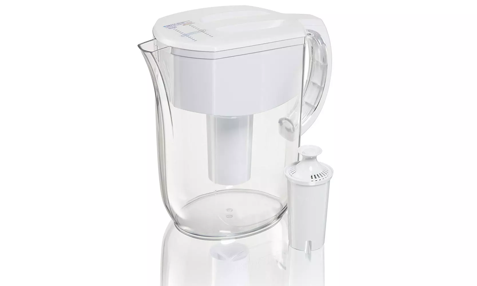 6 Cup Space Saver Water Filter Pitcher Filtration System Copper  - Second Medium