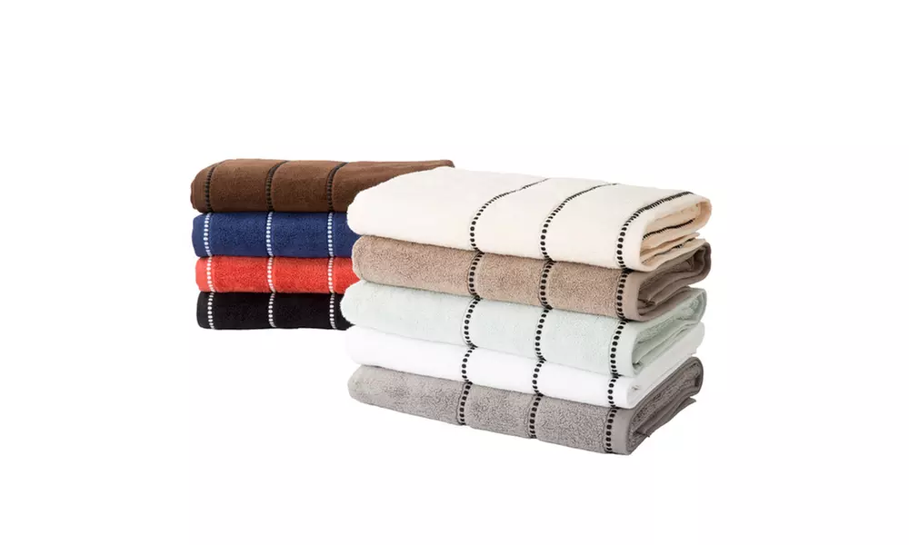 Quick Dry 100% Cotton Zero Twist Towel Set (6-Piece) - Primary Image