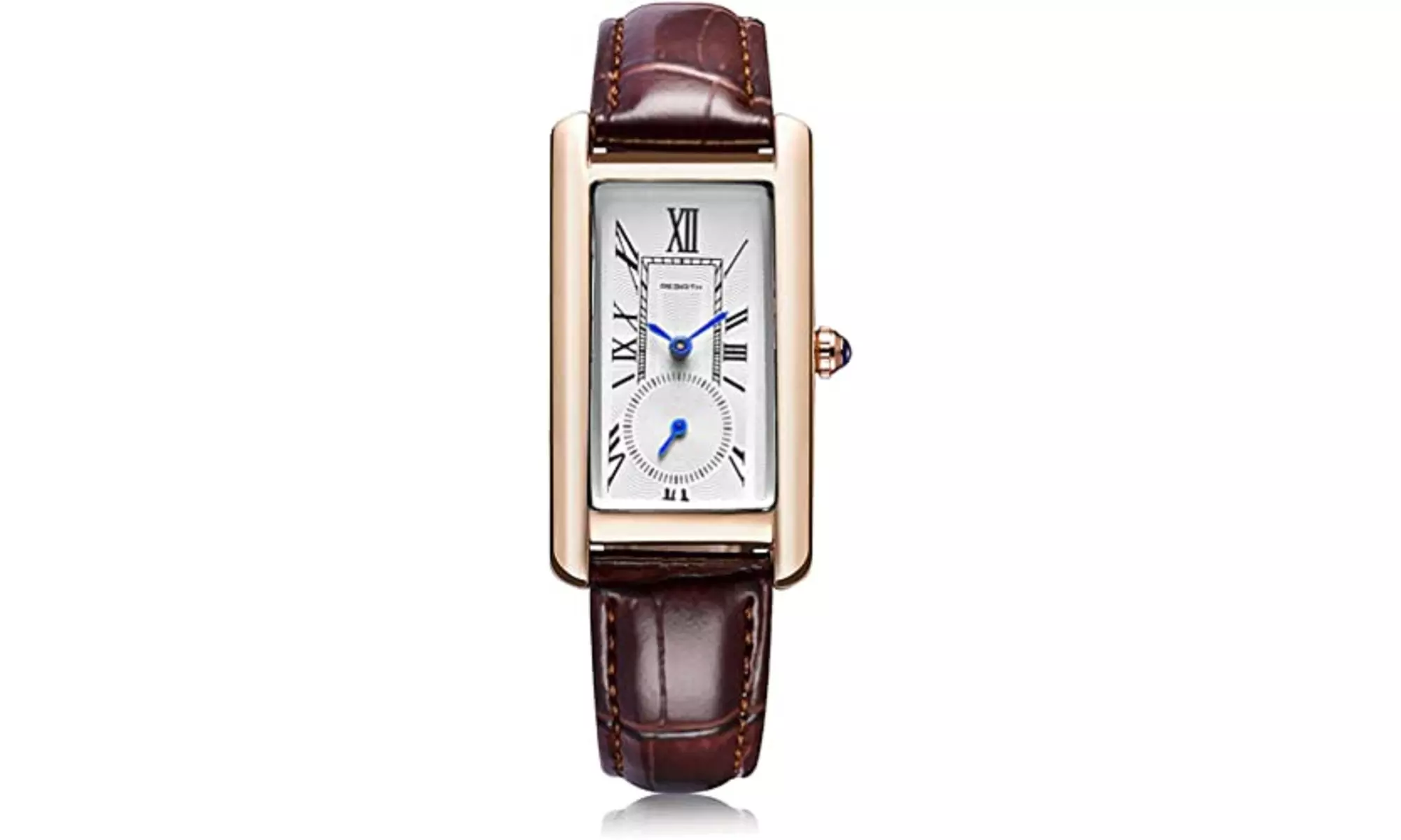 Women Quartz Watch Lady Stylish Rectangle Dress Watch - Second Medium