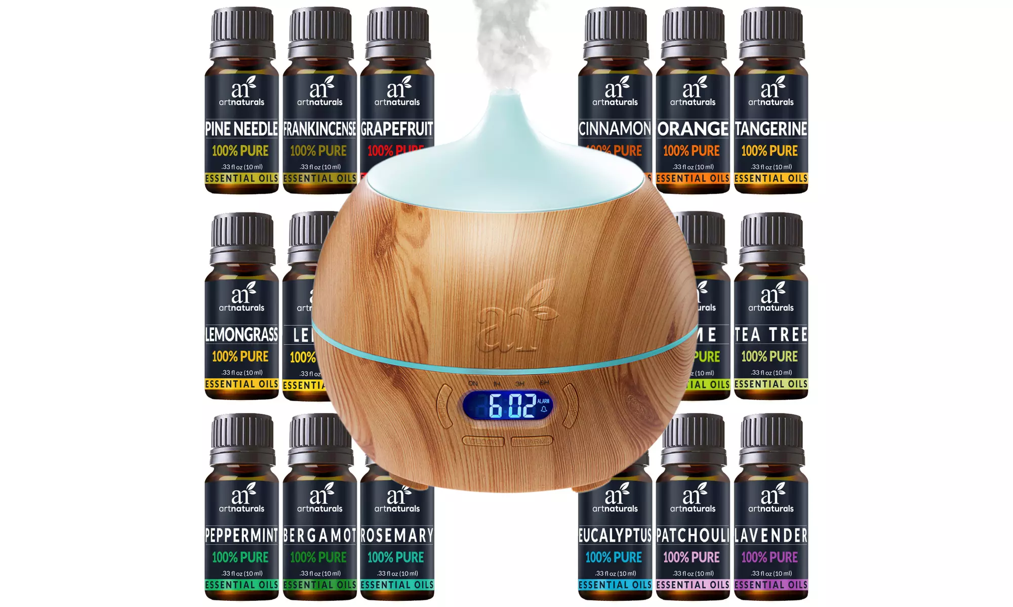 Artnaturals Bluetooth Diffuser and Top 16 Essential Oil Set (400 Ml Tank ) - Second Medium