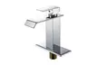 Single Handle Hot And Cold Single Control Waterfall Faucet-Chrome Elbow - Second Medium