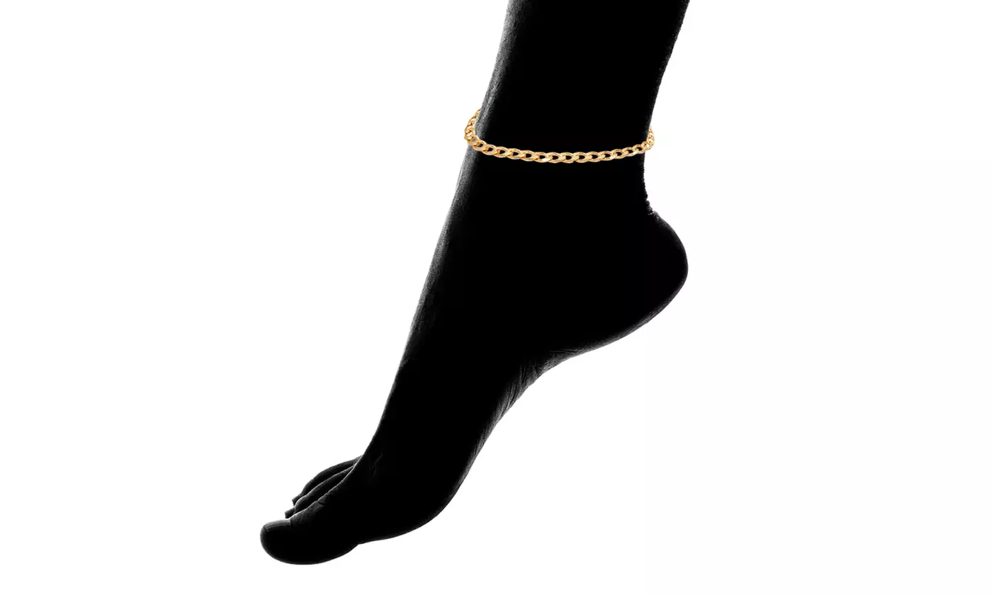 18K Gold Plated Chain Anklets