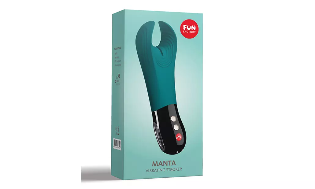 Fun Factory Manta Man Tool - Deep Sea Blue - Primary Image