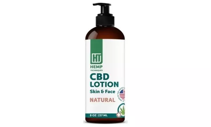 CBD Body Lotion 500 MG from Hemp Techniques - 8 oz - Different Scents - Second Medium