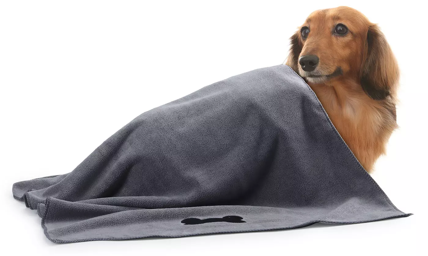 Pet Grooming Towel Absorbent Dog Towels for Dogs Soft Microfiber Quick Drying