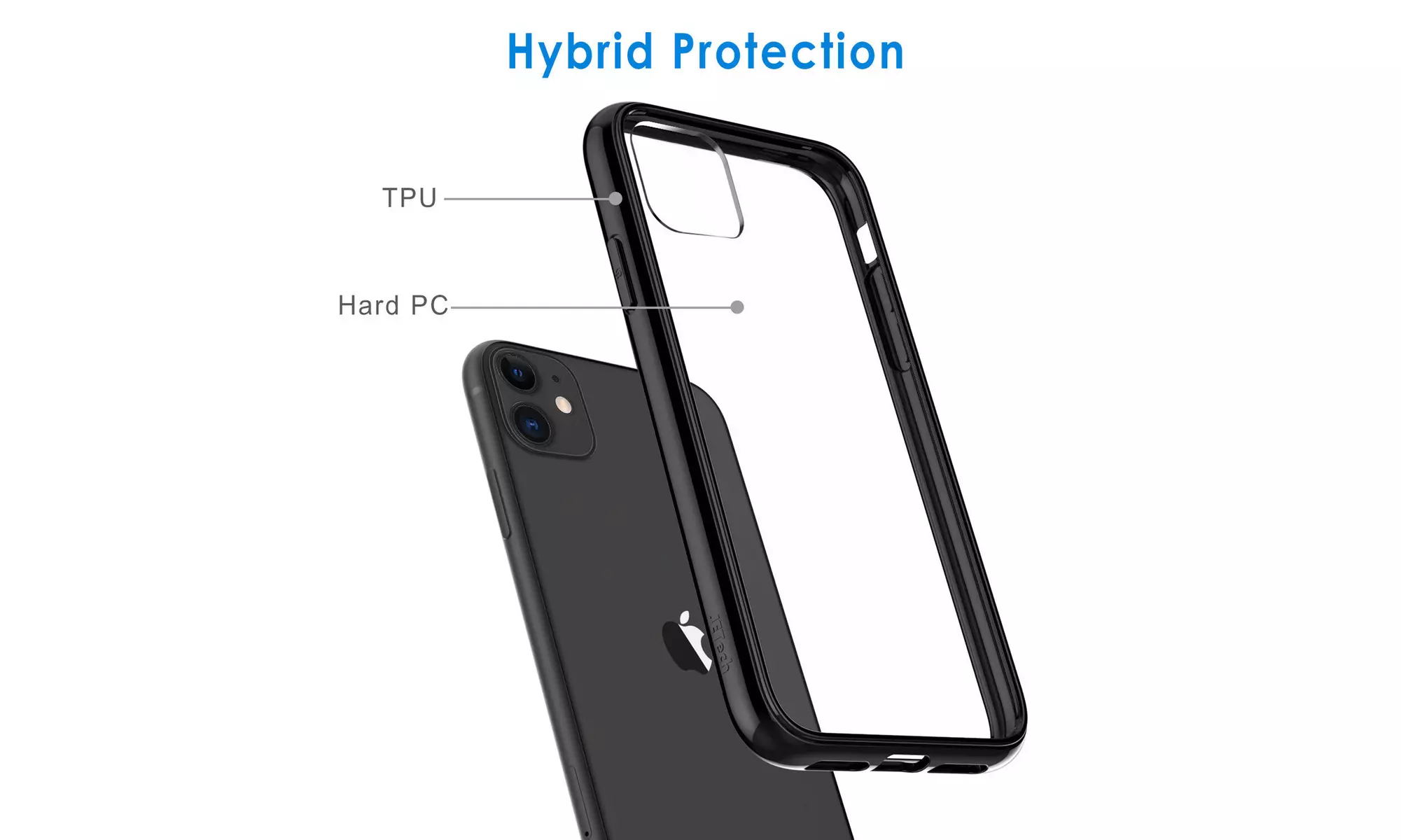 JETech Case for iPhone 11 6.1-Inch Shock-Absorption Bumper Cover