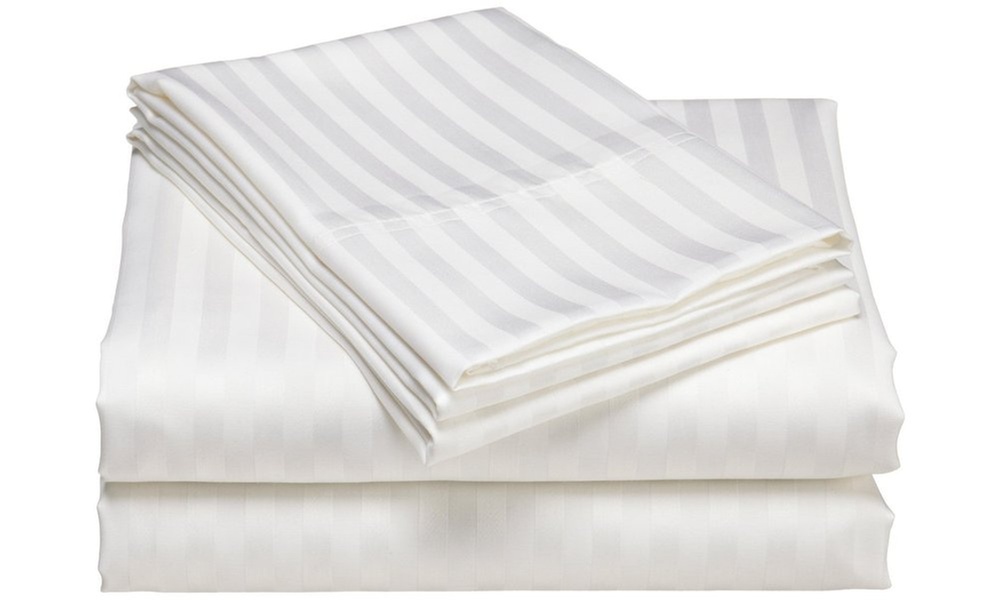 Egyptian Cotton Stripe Sheet Set