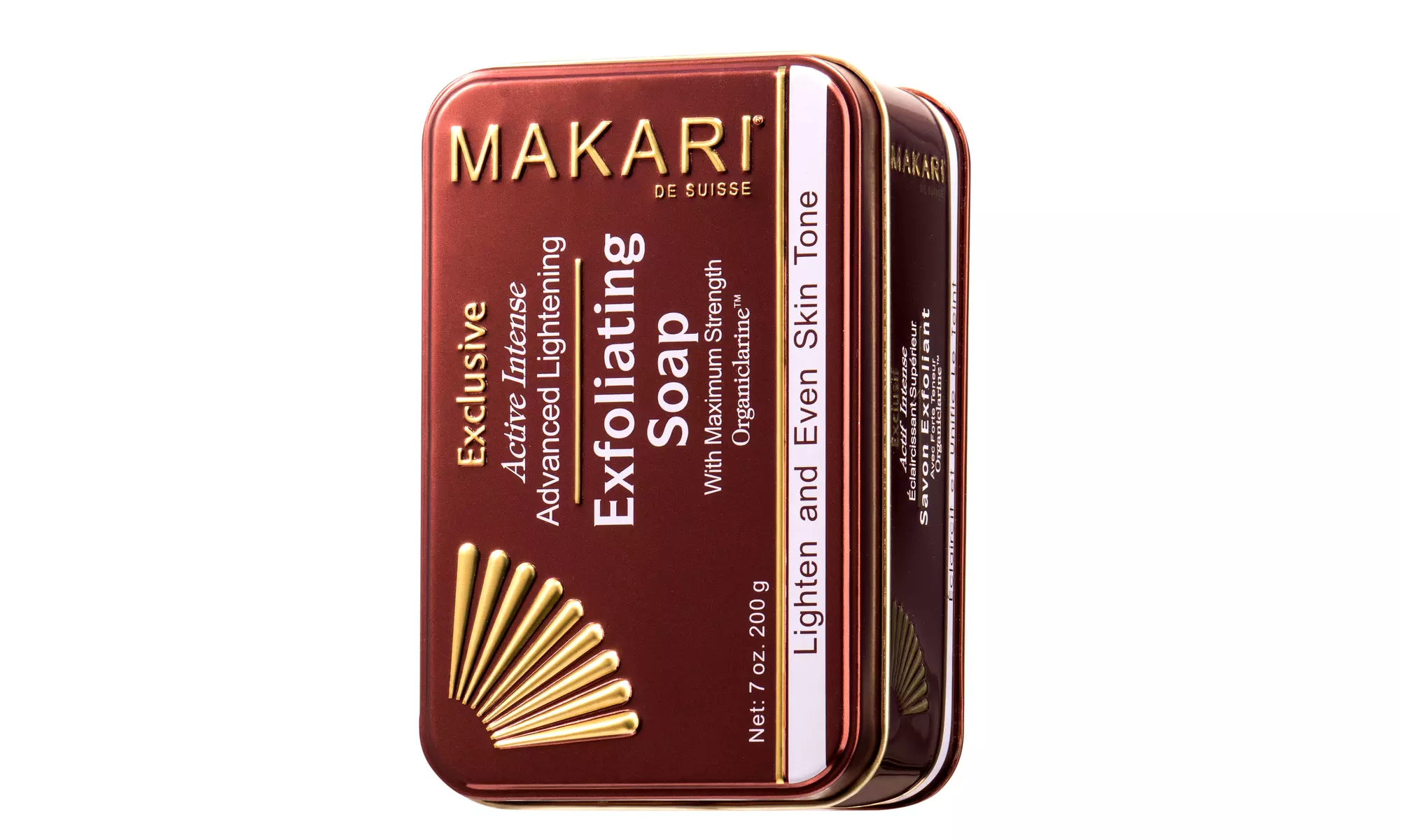 Makari Exclusive 7oz. Skin Lightening & Exfoliating Bar Soap with Organiclarine - Primary Image