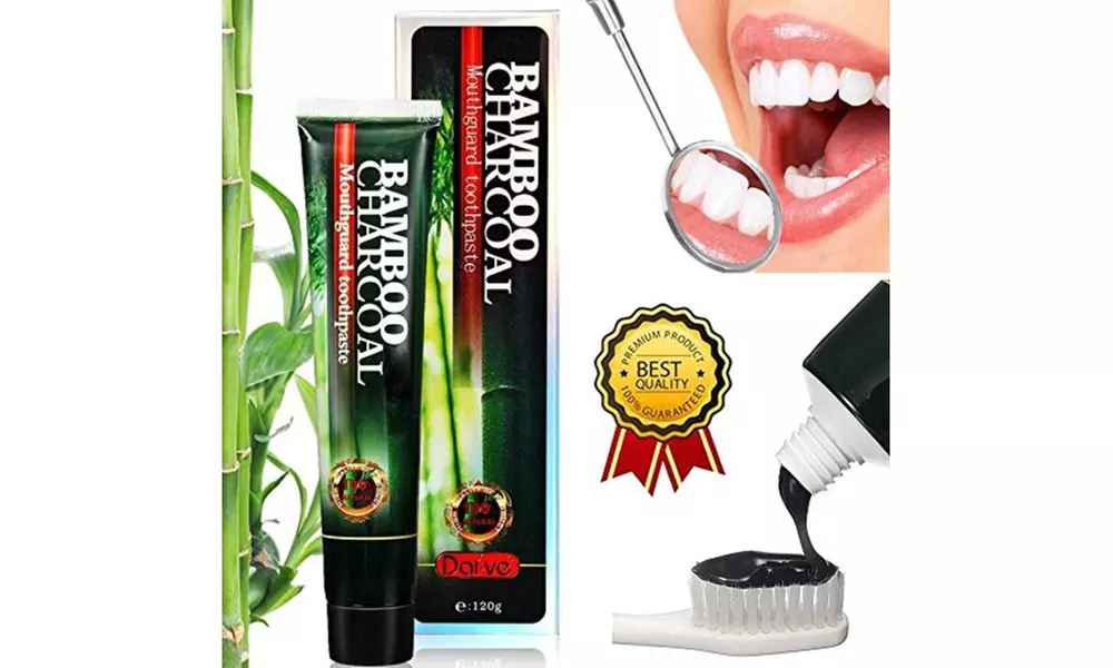 Activated Natural Charcoal Teeth Whitening Toothpaste - Primary Image