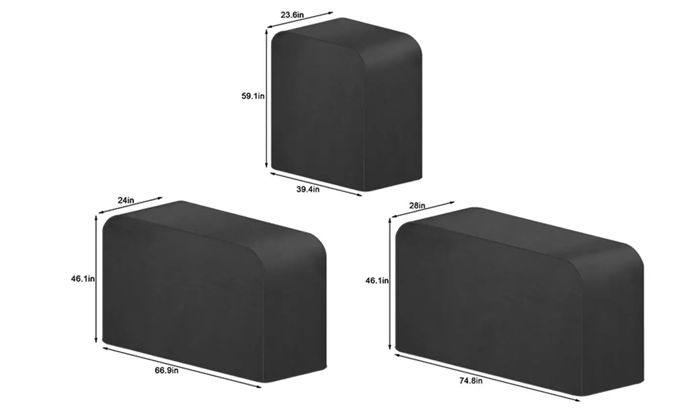 Heavy Duty Barbecue Gas Grill Cover Large Waterproof BBQ Cover UV Fade Resistant