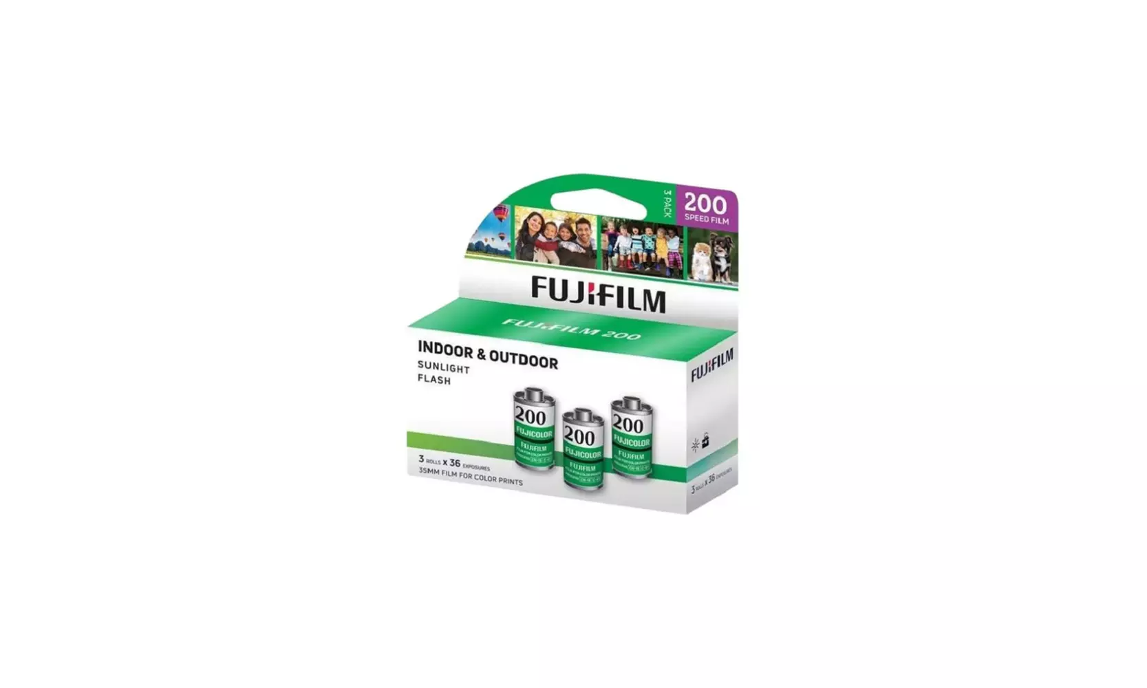 Fujifilm Fujicolor 200 Color Negative Film (3-Pack) - Primary Image