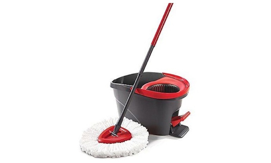 O-Cedar Easy Wring Spin Mop And Bucket System | Groupon