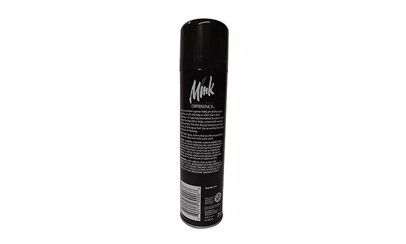 New Advanced Pack of 6 Mink Difference Hair Spray Extra Hold Formula 7 oz  - Second Medium