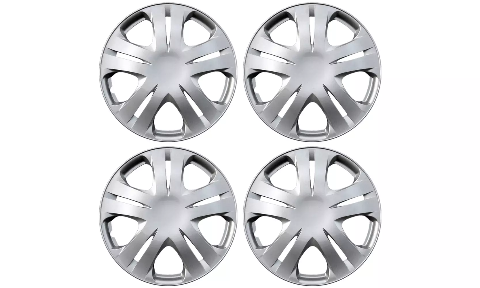 Silver Lacquer 15 Inch Wheel Cover/Hubcap - Primary Image