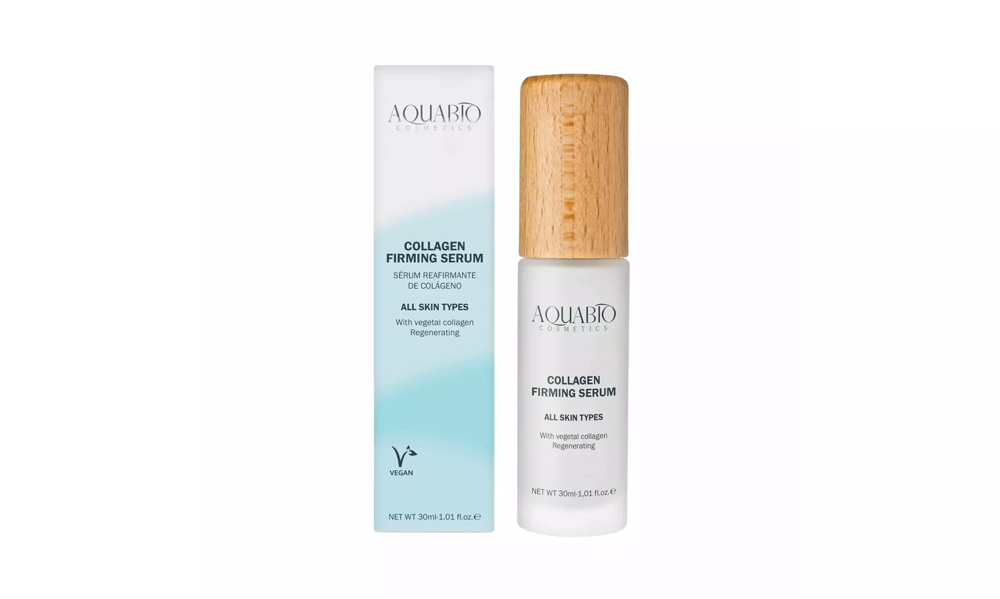 Aquabio Cosmetics Collagen Firming or Renewal Face Serum 1.01fl.oz