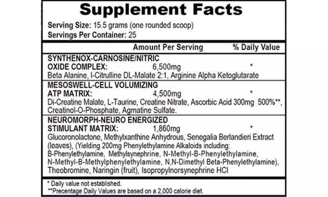 Mesomorph Pre-Workout - Grape - 25 Servings by APS Nutrition - Second Medium