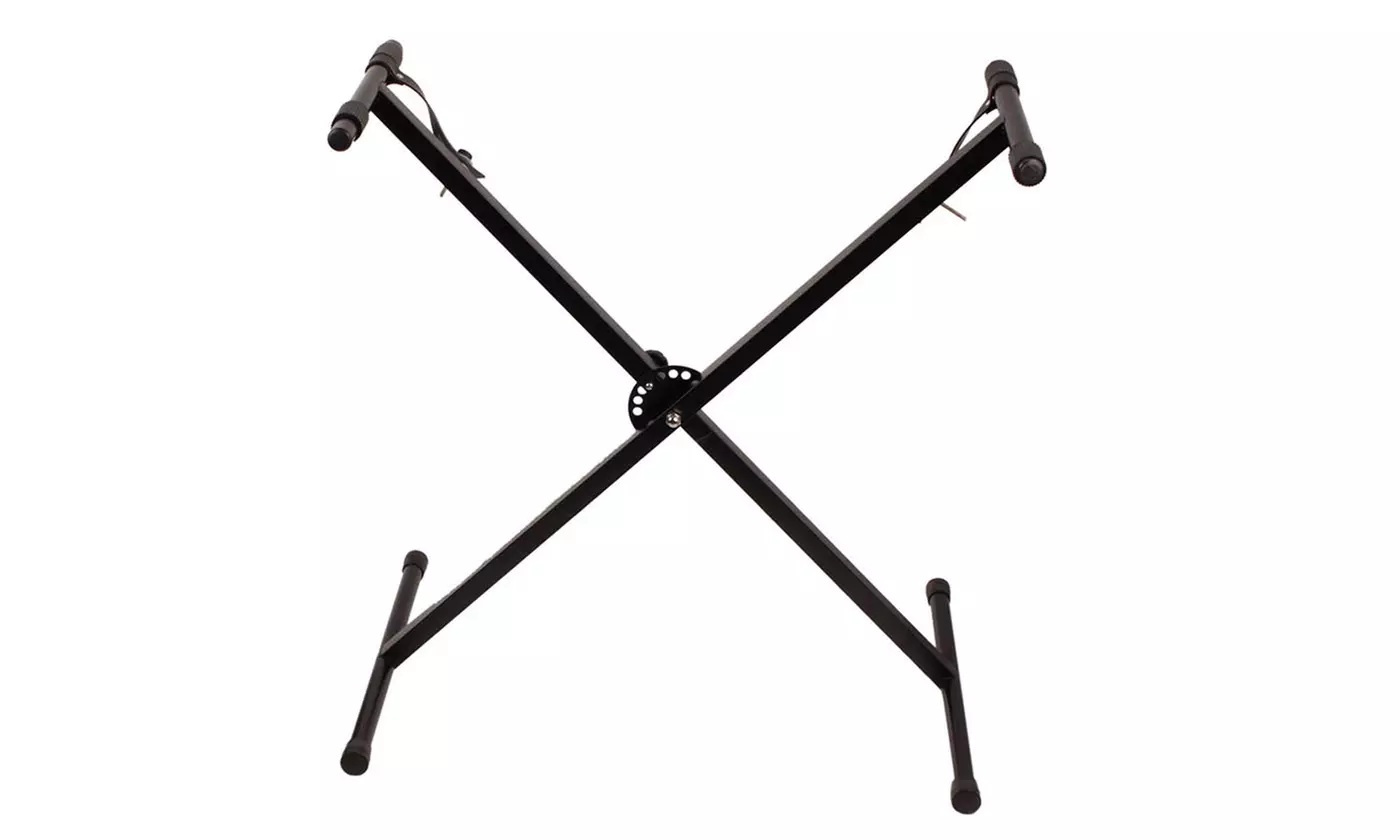 Single-tube X-type Keyboard Stand Black  - Second Medium