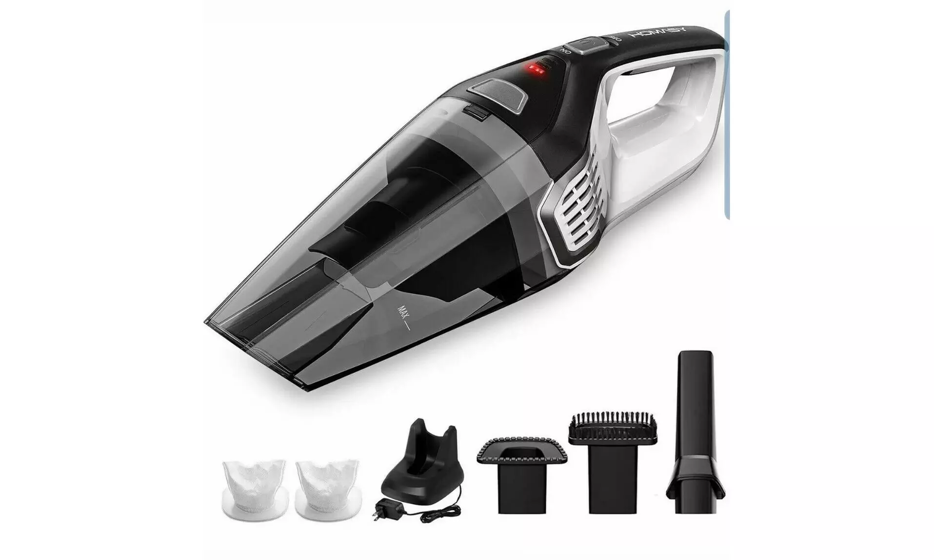 Homasy Portable Handheld Vacuum Cleaner Cordless, Powerful Cyclonic Suction Vacu - Primary Image