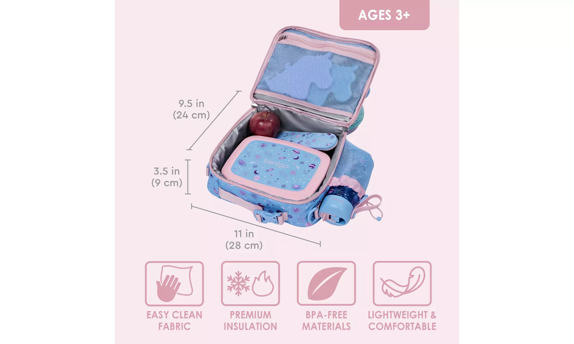 Bentgo Kids Lunch Bag - Durable and Double Insulated