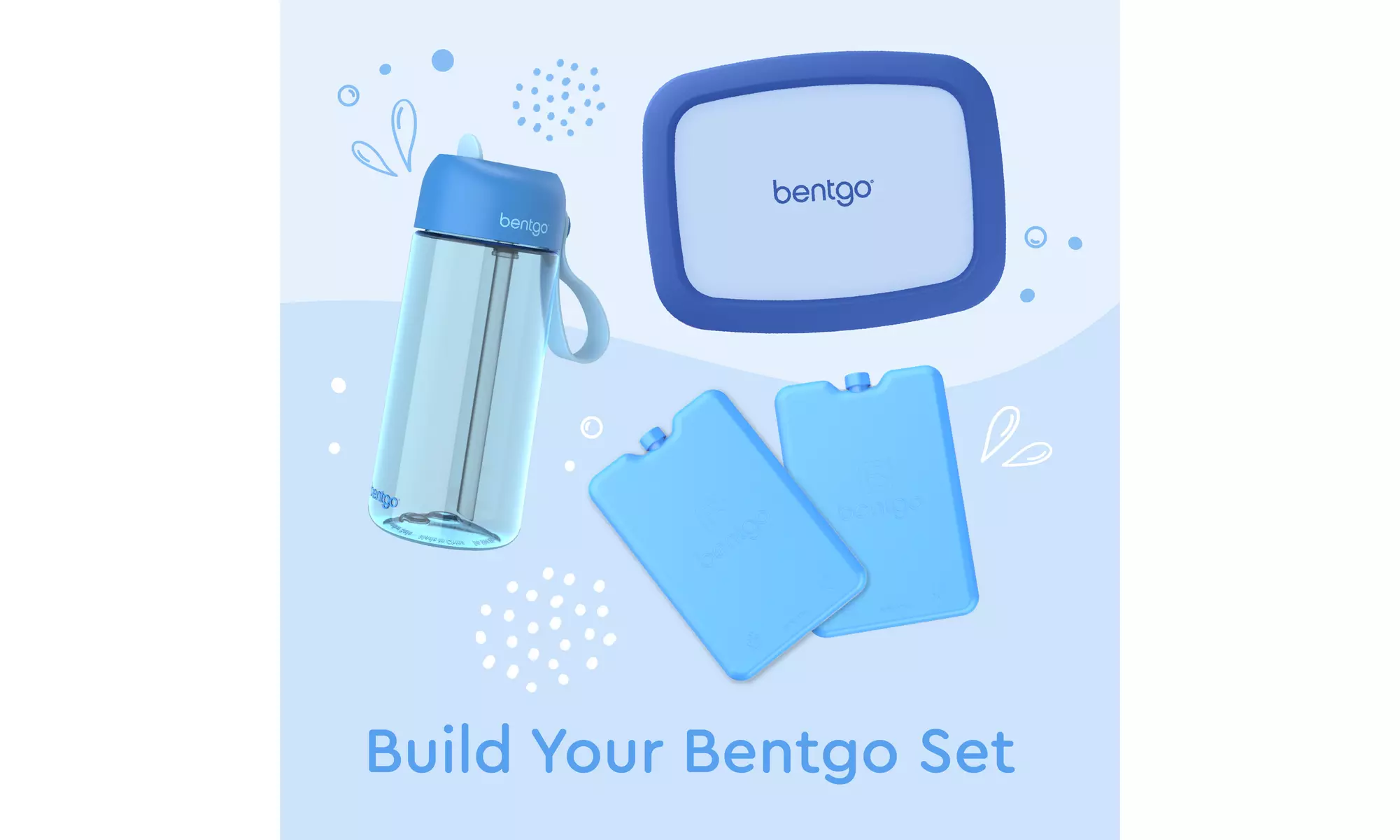 Bentgo Kids Water Bottle (1 and 2 Pack options)