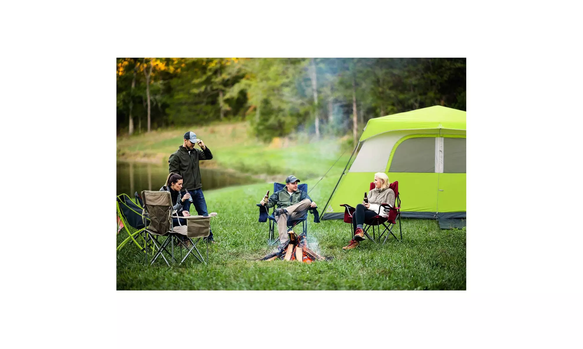 8 Person Camping Tent, 60 Seconds Set up Waterproof Tent - Second Medium