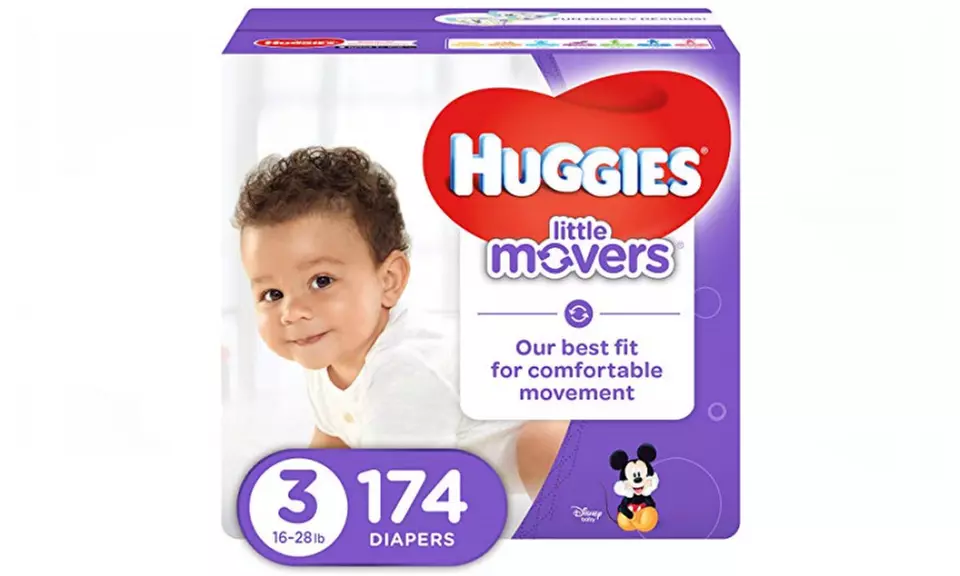 HUGGIES Little Movers Active Baby Diapers, Size 3 (fits 16-28 lb.), 174 Count - Second Medium