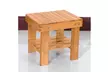 AT Children Bamboo Step Stool for Kids Bench Seat Wood Color - Second Medium