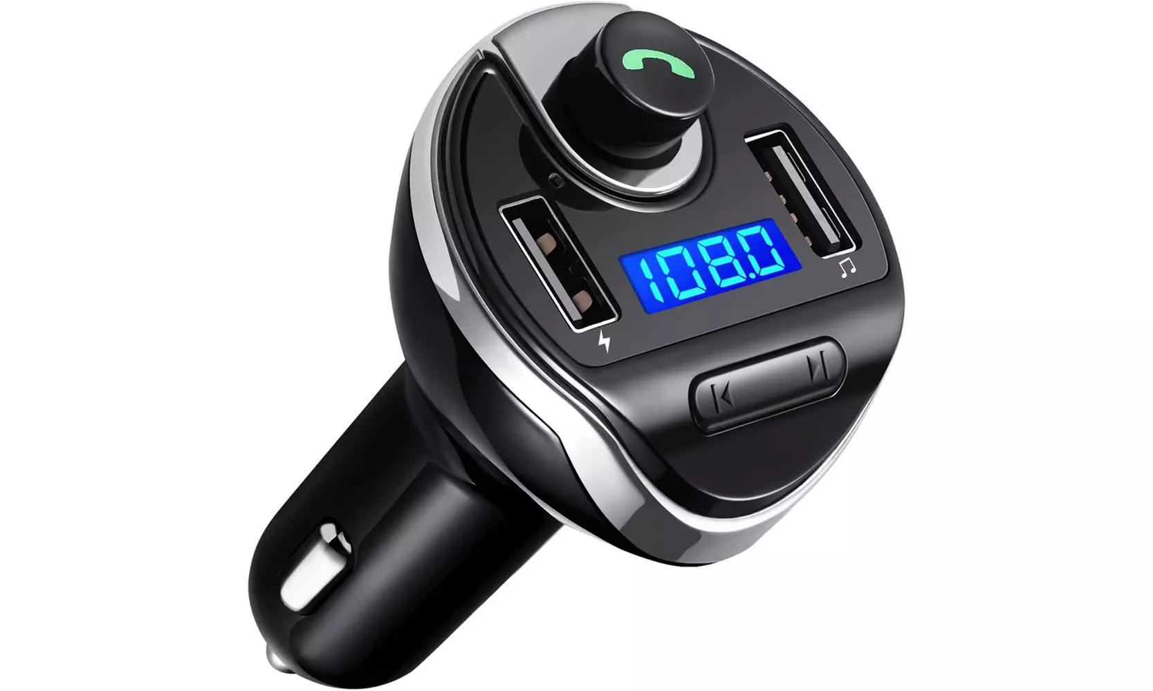 Wireless Bluetooth FM Transmitter Radio Receiver - Primary Image