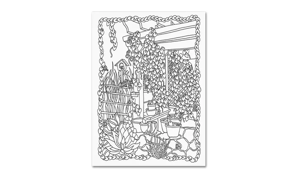 Kathy G. Ahrens 'Gazebo' Canvas Art - Second Medium