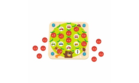 Zummy 23 Pieces Memory Toddler Game Toys - Apple Themed