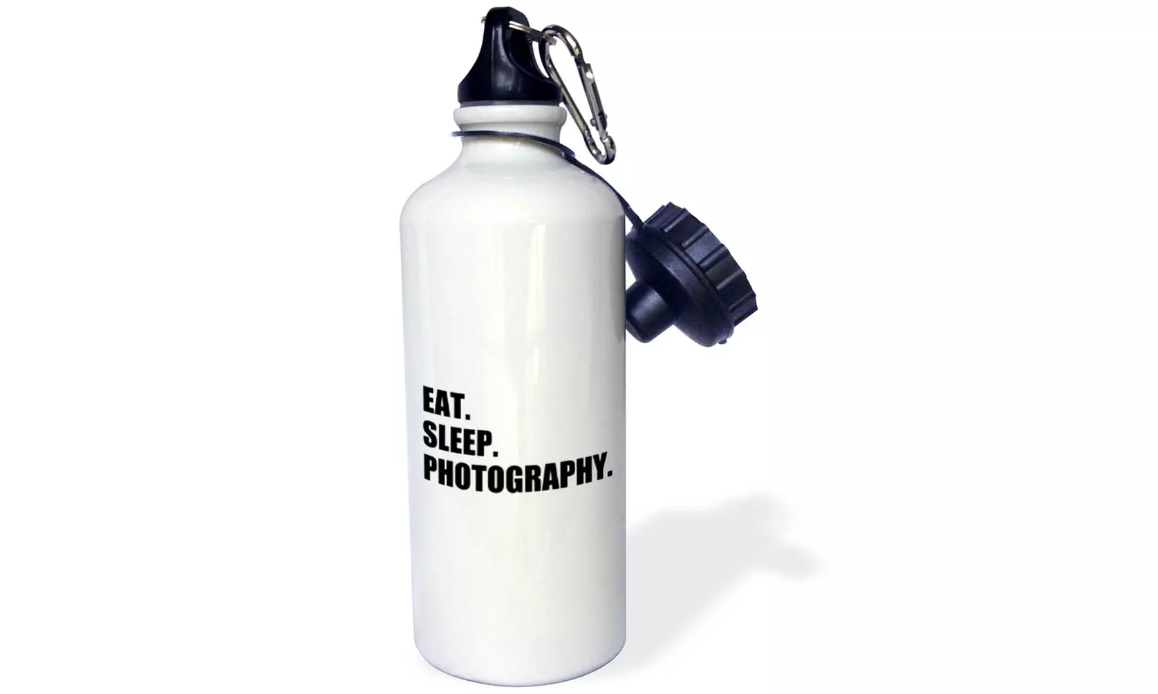  Water Bottle Eat Sleep Photography gift for photographer shooting fans black te - Primary Image