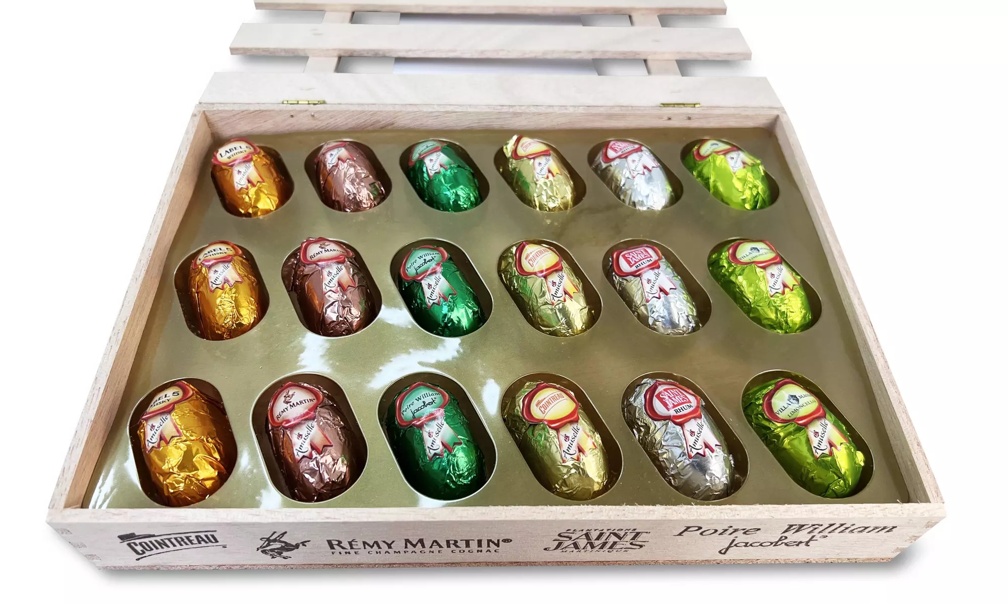 Andy Anand Chocolatier Dark Chocolates Filled with Liqueur Flavored - Primary Image