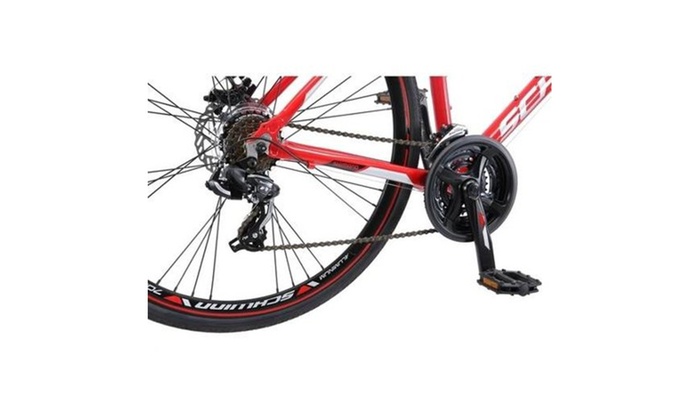 schwinn hybrid mens mountain bike 700c schwinn kempo 21 speed red road fitness bicycle