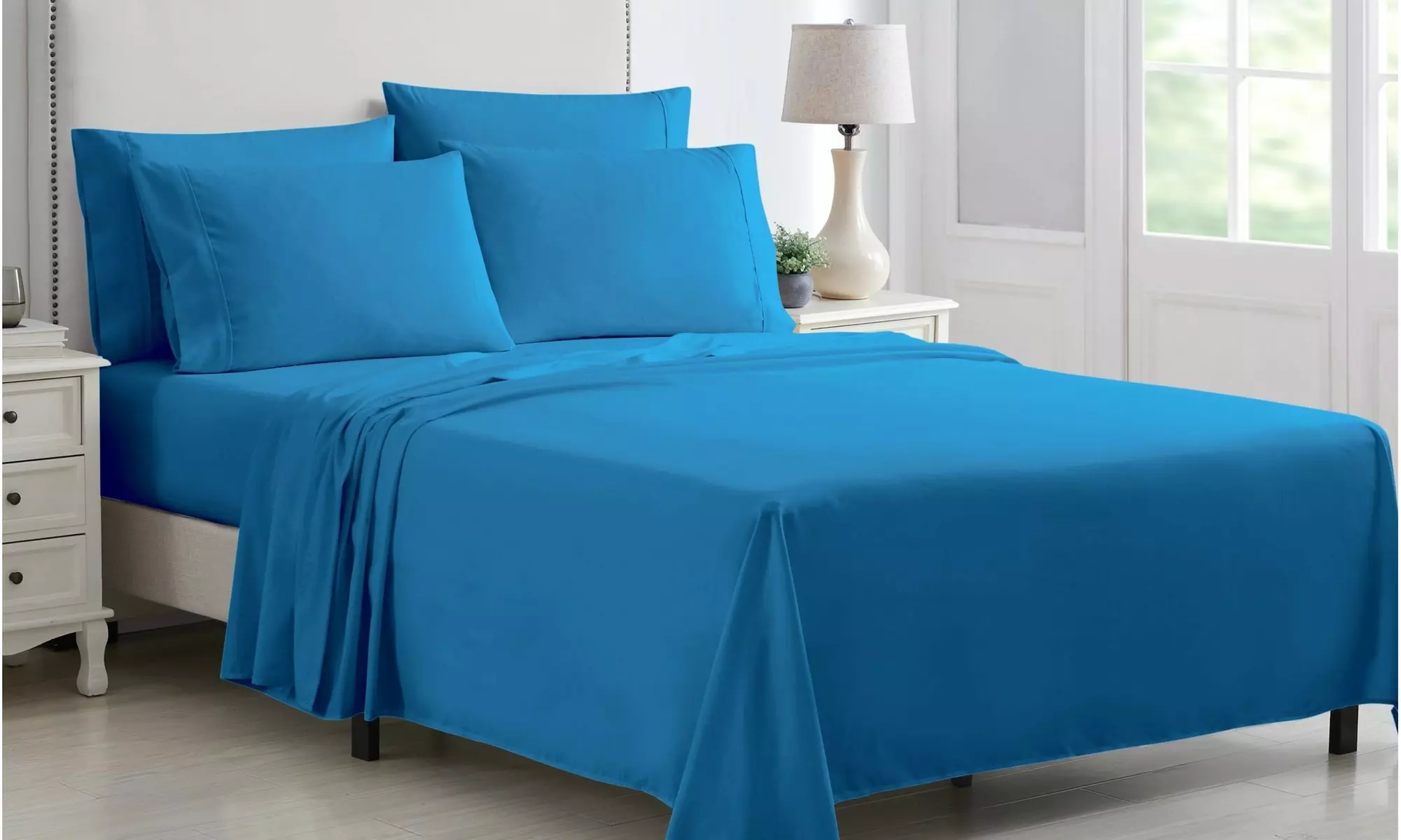 Kathy Ireland 6 Piece Brushed Microfiber Sheet Set