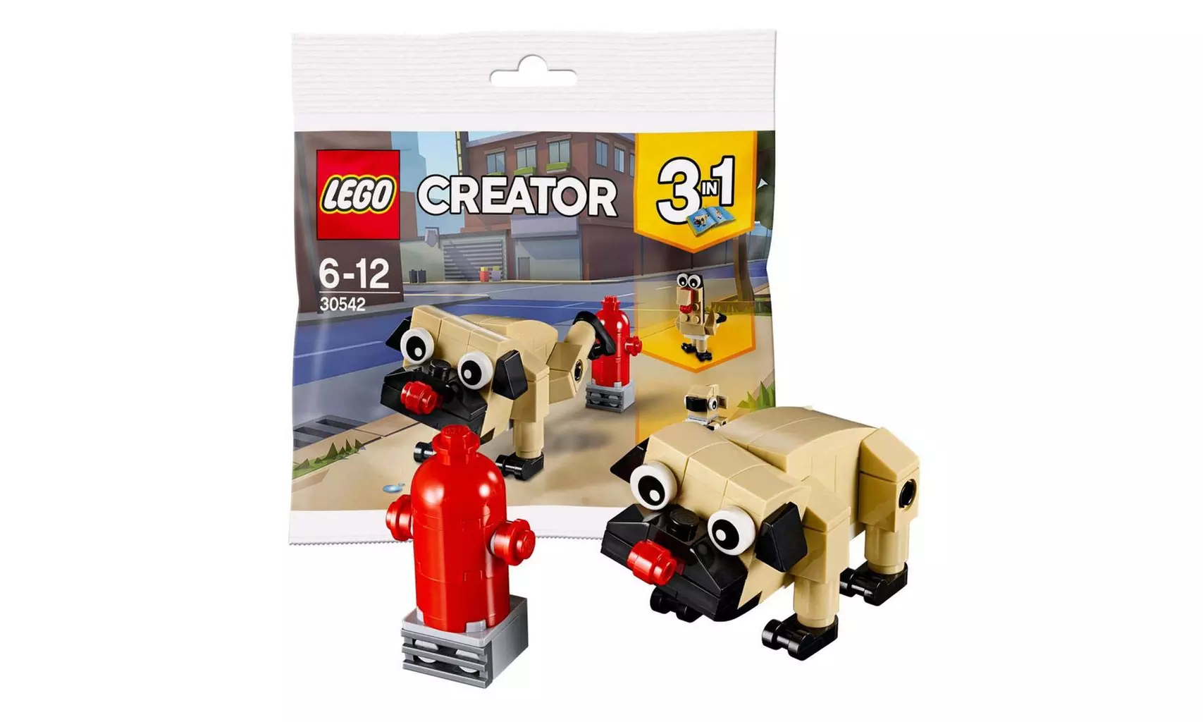 LEGO Creator 3 in 1 Pug, Turkey, and Koala Bear (30542) Bagged - Primary Image