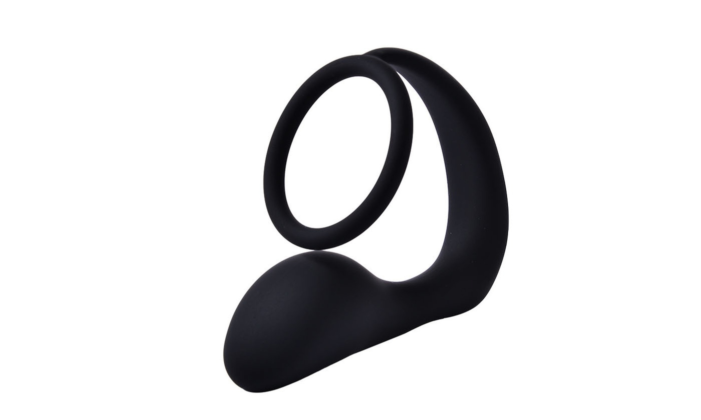 Prostate Massager Anal Plug Penis Ring Adult Sex Toys Waterproof