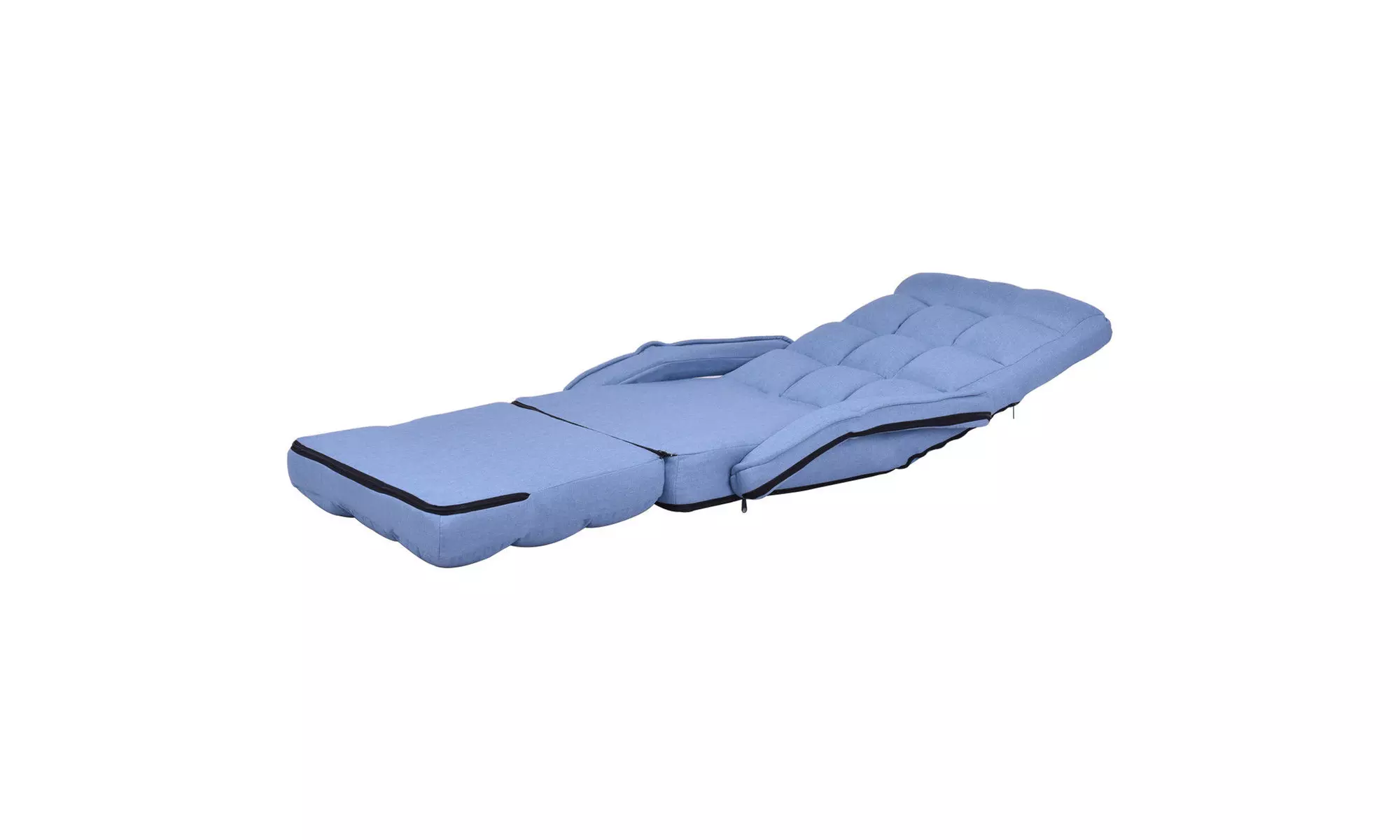 Costway Lazy Sofa Lounger Bed Floor Chair Sofa with Armrests and pillow