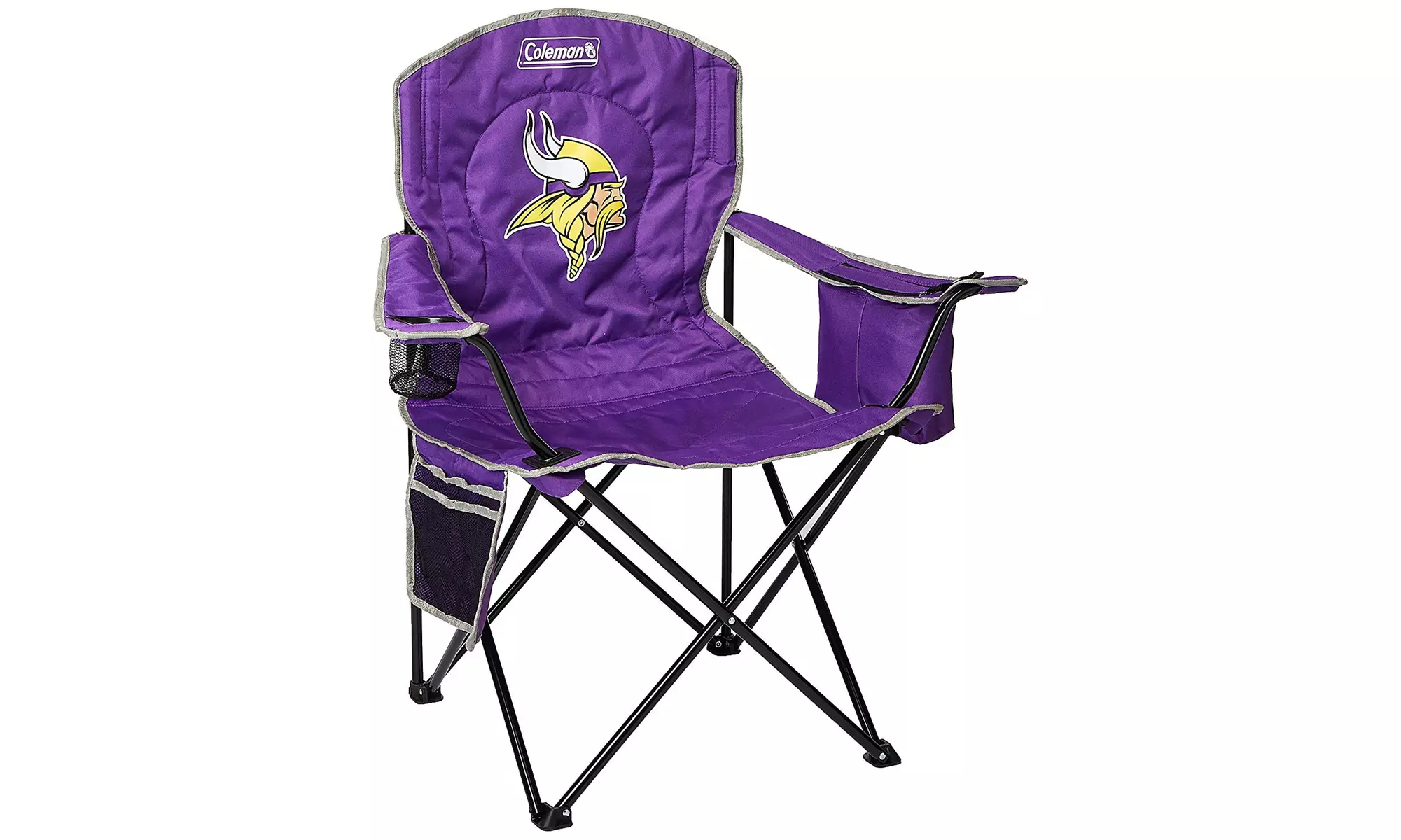 Coleman NFL Cooler Quad Folding Tailgating & Camping Chair, Minnesota Vikings - Primary Image