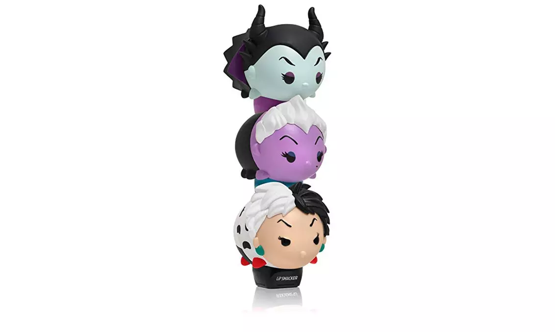 Disney Tsum Tsum Lip Balm, Maleficent/Cruella/Ursula, Set of 3 Lip Balms - Primary Image