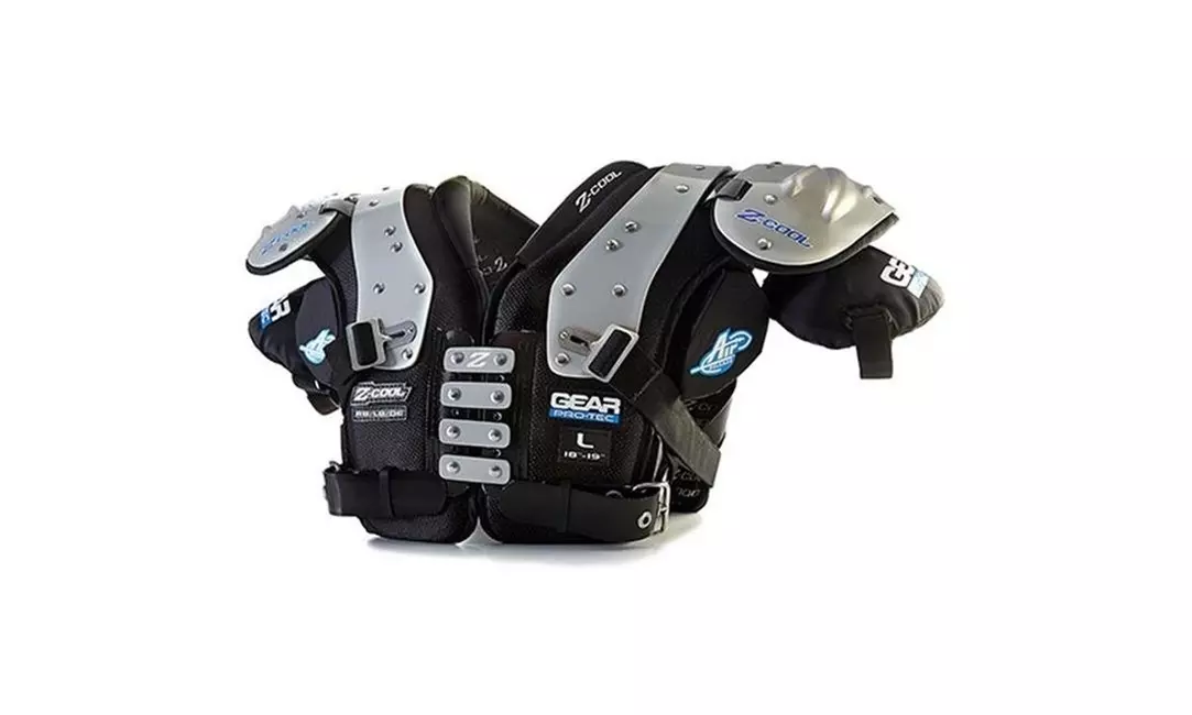 Gear Pro-Tec 1363471 Z-Cool Football Shoulder Pads RB LB DE - Large - Primary Image