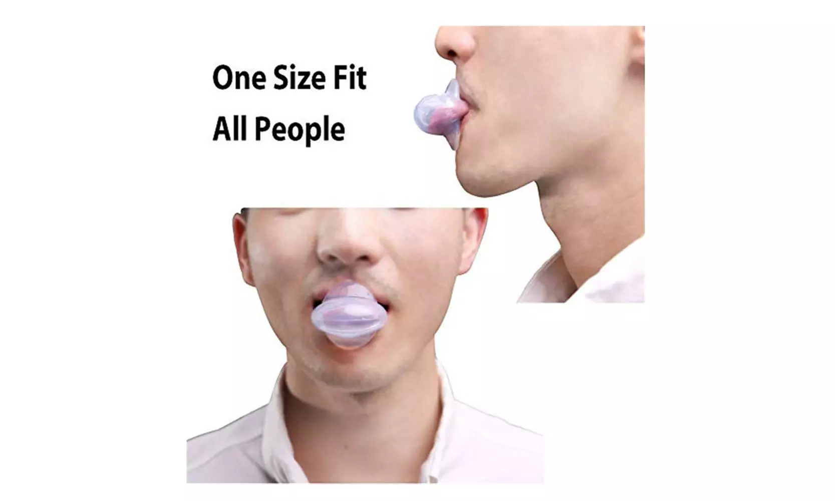 Anti Snoring Tongue Device Silicone Sleep Apnea Aid Stop Snore Sleeve