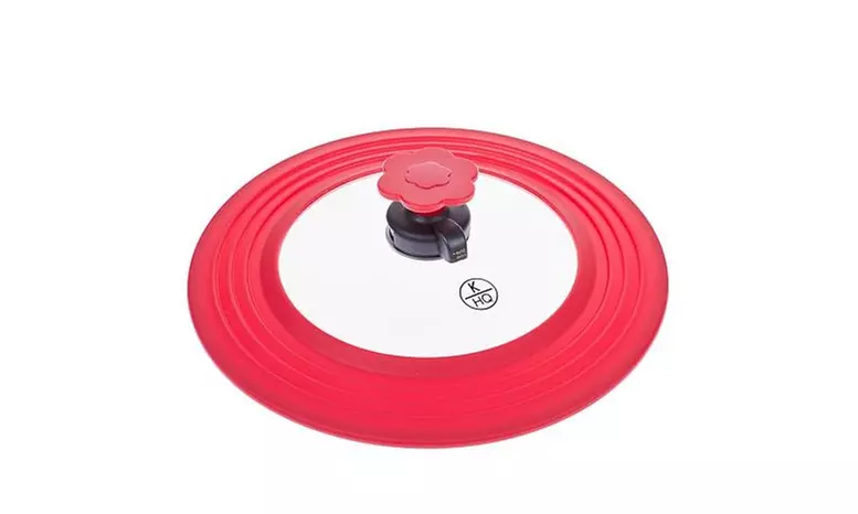 Universal Pot Lid and Microwave Cooking Cover - KHQ Tempered Glass Lid  - Second Medium