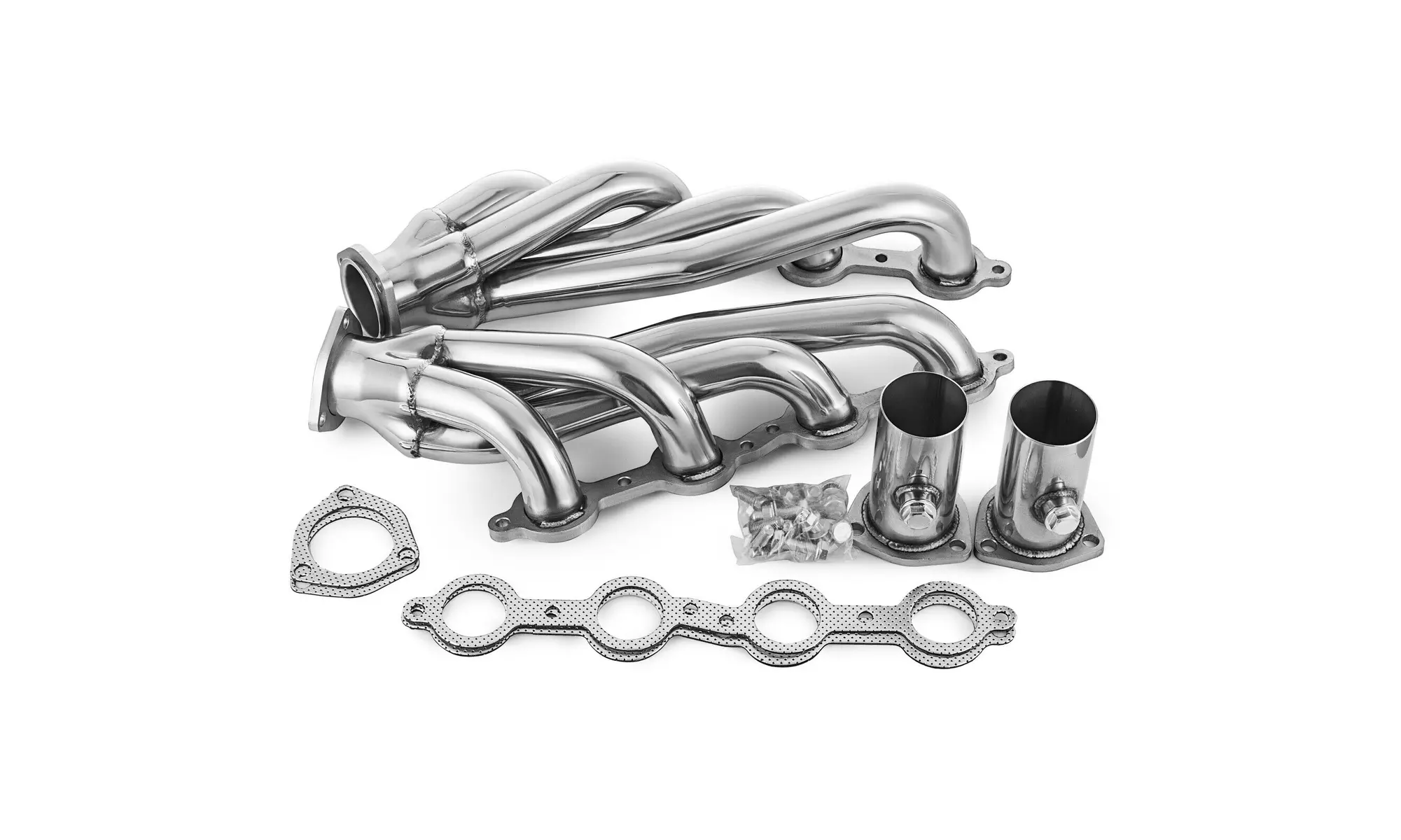 Set Swap S10 Conversion Headers Fit Chevy LS1 LS2 LS3 LS6 LS9 LS Engines Truck - Second Medium