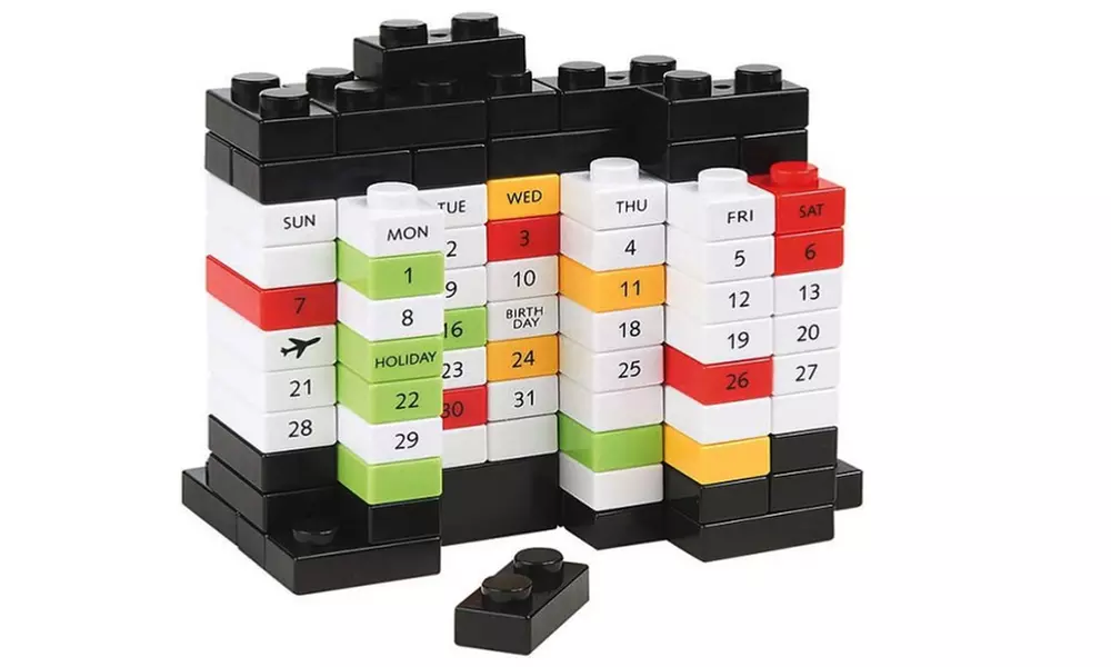 Desk Calendar Building Blocks - Second Medium